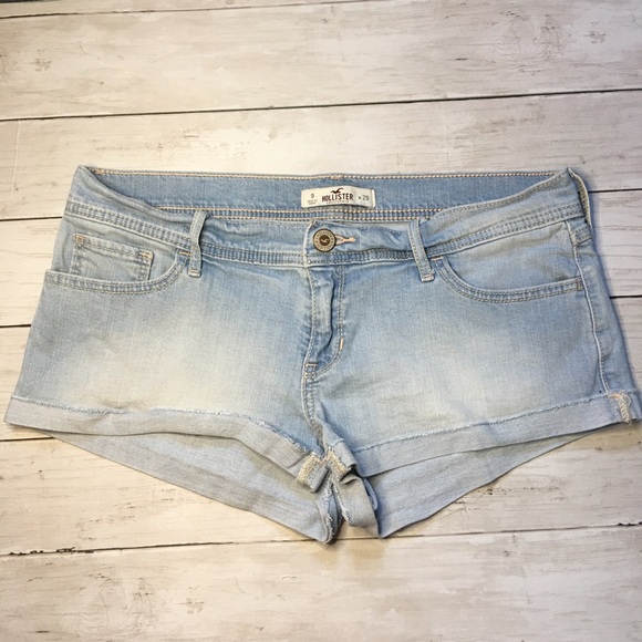 Hollister Pants - Hollister Light Wash Jean Short Size 9